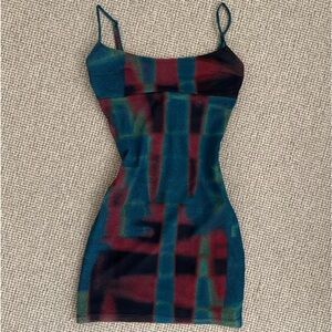 Miaou Anya Dress in Rust Print